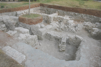 Ruins of Roman bath in Tarsus