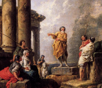 Ruins with Paul Preaching