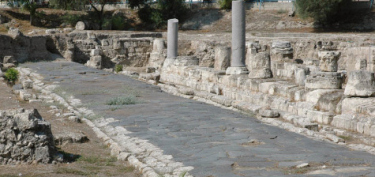 Roman road in Tarsus where Apostle Paul was born