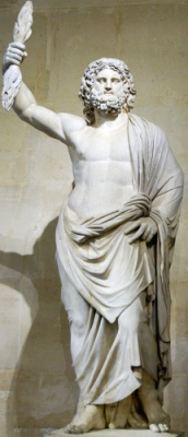 Statue of the Roman god Jupiter