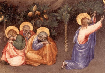 Christ praying n Gethsemane