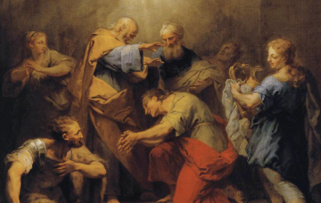 Ananias Restoring the Sight of St. Paul