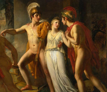 Castor and Pollux rescuing sister Helen