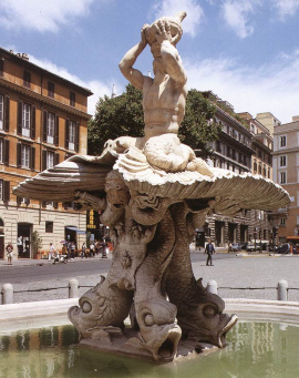 Fontana del Tritone in Rome
