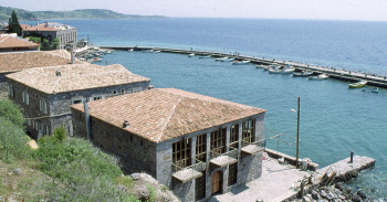 Part of the harbor of modern Assos