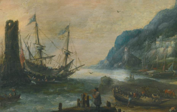 Mediterranean Coastal Scene