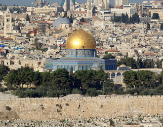 Modern view of Jerusalem