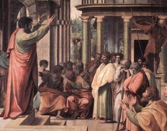Paul Preaching in Athens