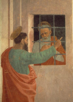 Paul visits Peter in Prison