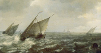 Sailing in a strong wind