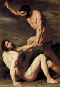 Cain killing his brother Abel