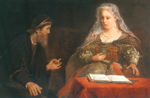 Esther and Mordecai by Aert de Gelder