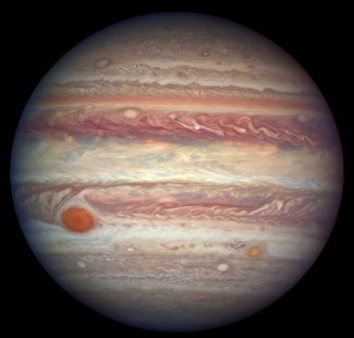 Up close picture of Jupiter