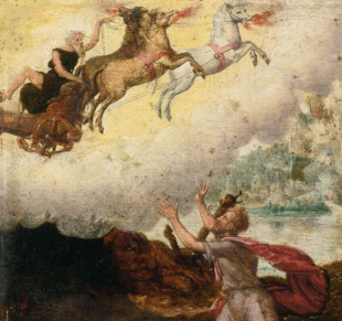 Elijah Ascending in a Fiery Chariot