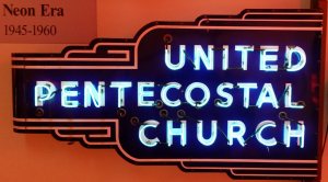 Vintage Pentecostal Church Sign