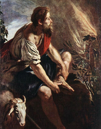 Moses before the Burning Bush