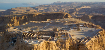 Masada in the Judean Wilderness