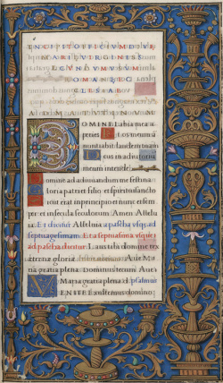 Ornate Page from Prayer Book
