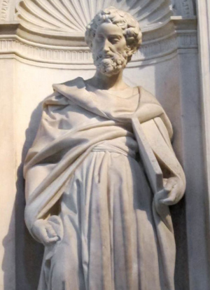 Statue of Peter by Michelangelo