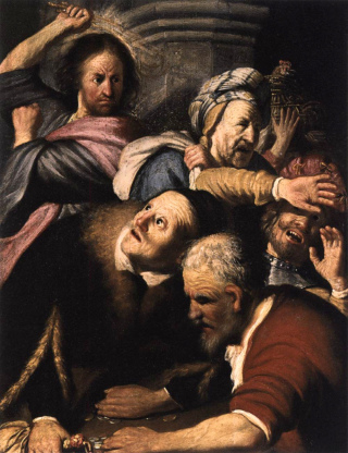 Christ Driving Money-Changers from Temple