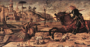 St. George slaying a dragon