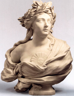 Allegory of virtue bust