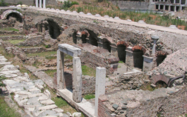 Ancient marketplace in Thessalonica