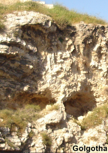 Golgotha (Calvary) where Jesus crucified