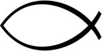 Ichthus, fish symbol used to represent Christianity