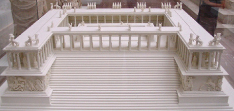 Model of Pergamos' Great Altar