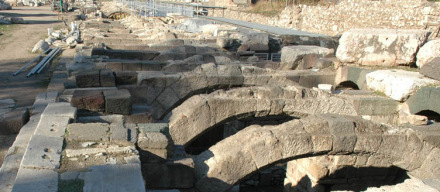 Ruins of marketplace in Smyrna