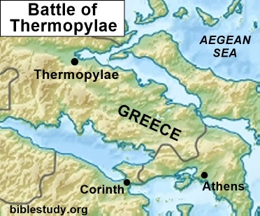 Battle of Thermopylae Map