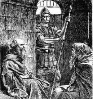 Apostle Paul and Onesimus in Prison