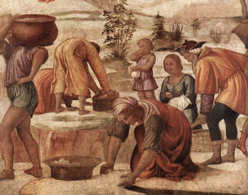 Gathering of the Manna by the Israelites
