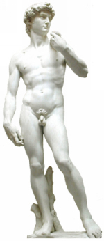 Marble Sculpture of David by Michelangelo