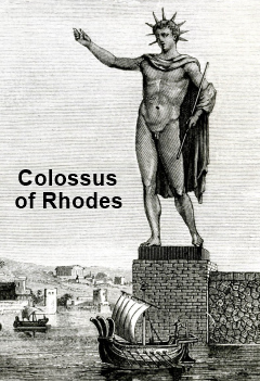 Colossus of Rhodes - Artist's impression from 1880 A.D.