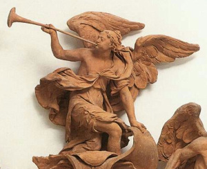Angel blowing a Trumpet
