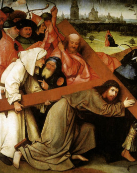 Jesus carrying his cross by Bosch