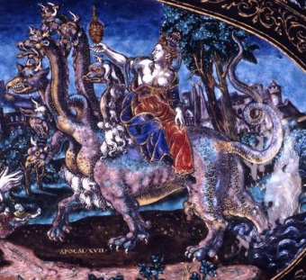 Woman riding Revelation's Beast