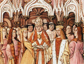 Picture of Arranged Marriage of King Henry V and Catharine of Valois