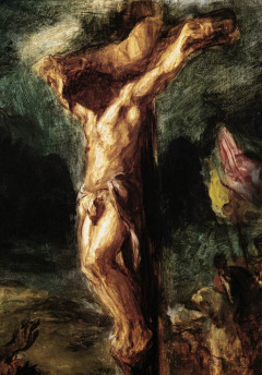 Christ on the Cross by Delacroix