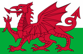 Dragon image from the Flag of Wales