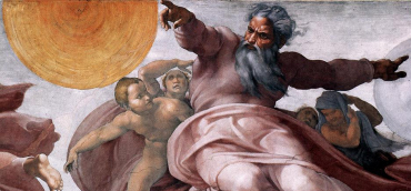 God creates sun and moon
