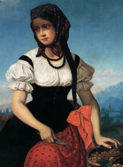 Grape Harvest Girl