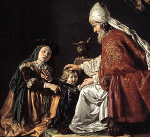 Hannah Giving Her Son Samuel to the Priest