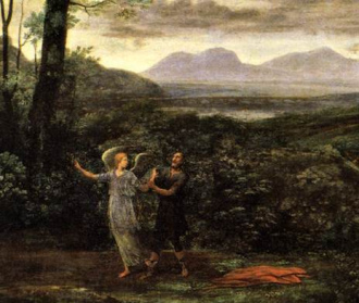 Landscape with Jacob Wrestling with Angel