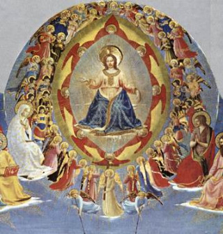 Jesus surrounded by Cherubim