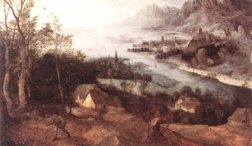 Landscape with the Parable of the Sower by Bruegel