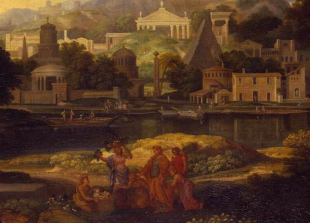Landscape with the Finding of Moses