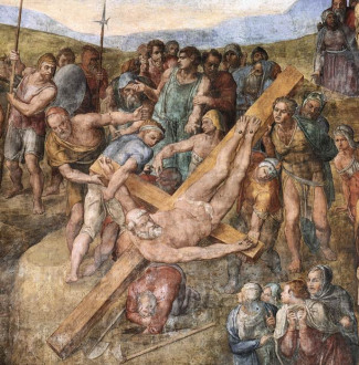 Death of St. Peter by Michelangelo